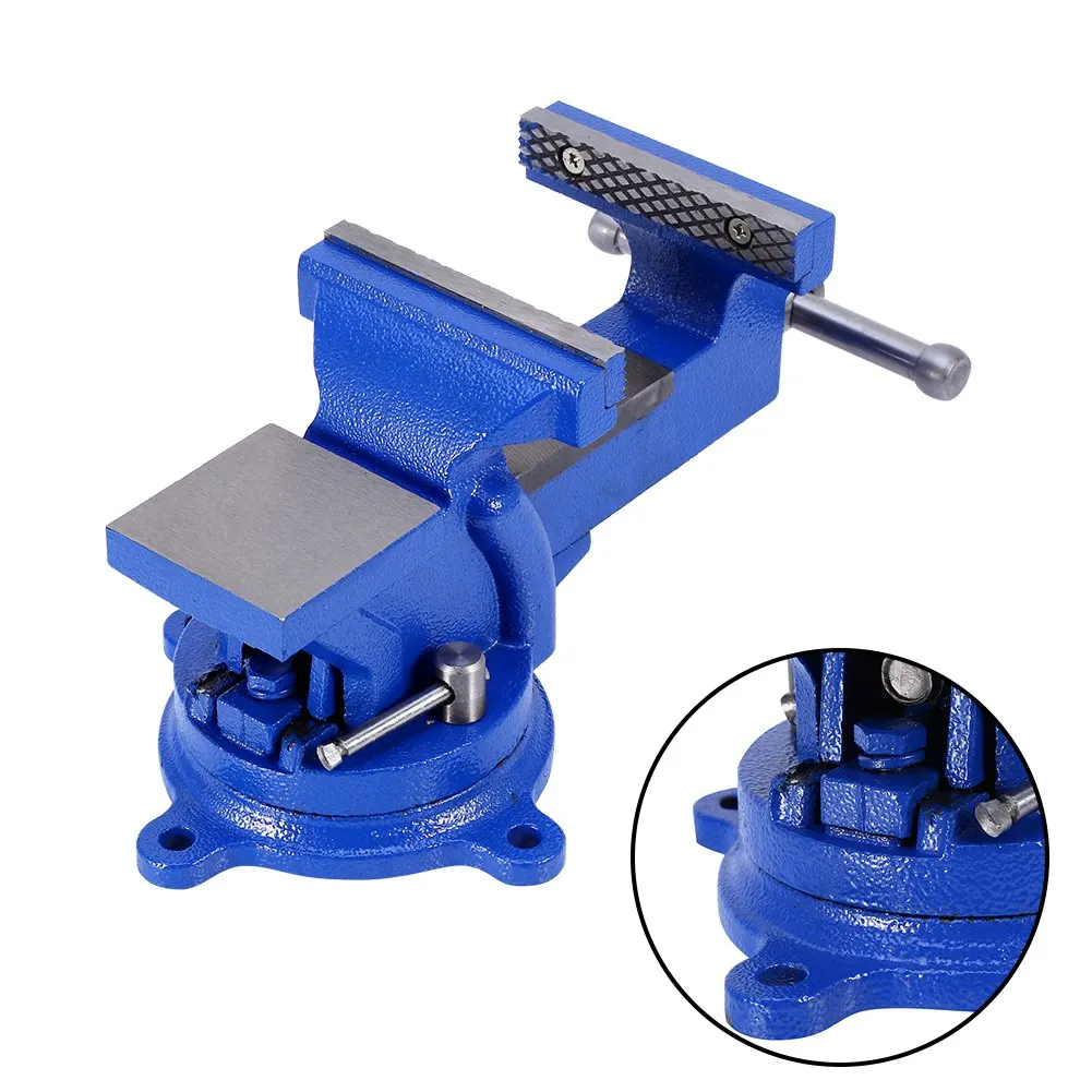 Multi Purpose Swivel Base Bench Vise  360° Bench Vice Workshop Clamp Engineers 100mm Jaw Workshop Heavy Duty Bench Clamp