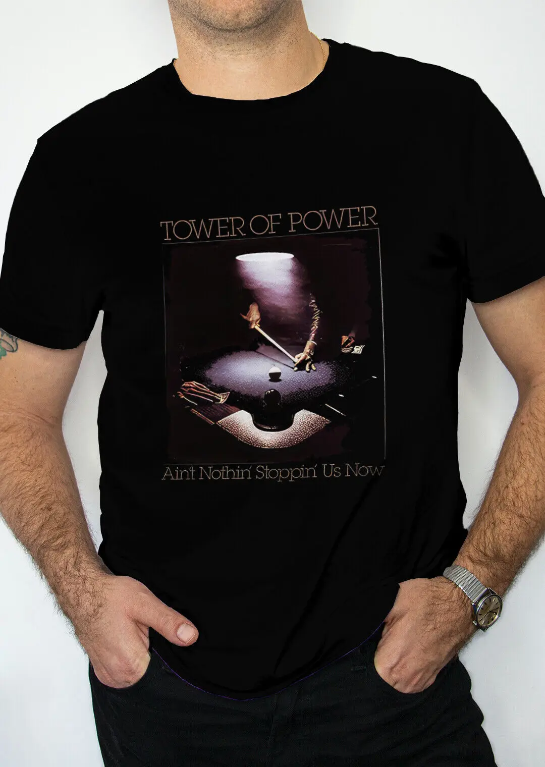 New Popular Tower of Power Ain't Nothin' Stoppin' Us Now Rock Band T-Shirt S-5XL