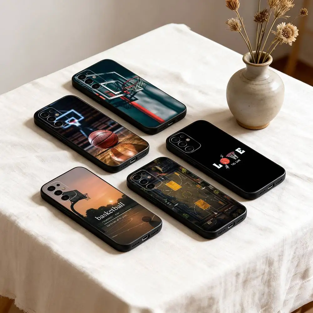 

B-basketball D-dunk Phone Case For Samsung S25,S24,S21,S22,S23,S30,Ultra,S20,Plus,Fe,Lite,Note,10,Black Cover