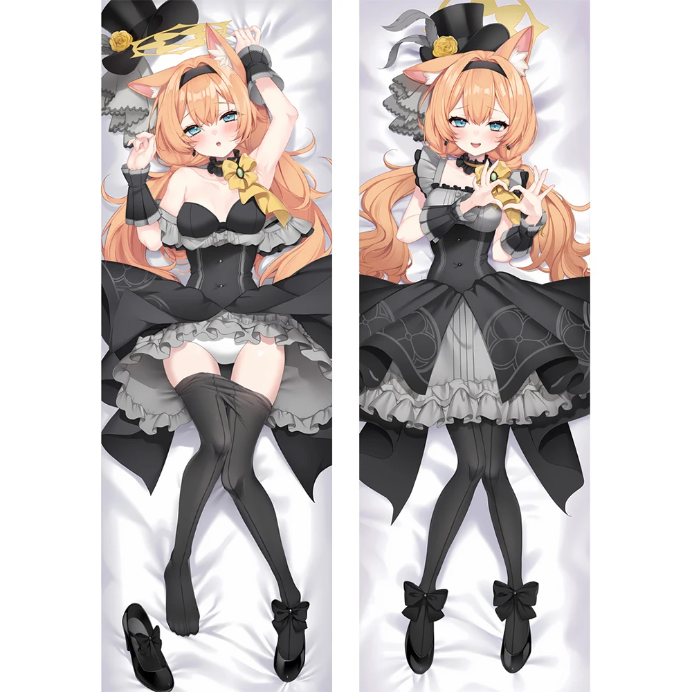 Dakimakura Blue Archive Iochi Mari Körperkissenbezug, Cosplay-Requisiten, Anime, doppelseitig bedruckt, Otaku-Kissen, Kissenbezüge