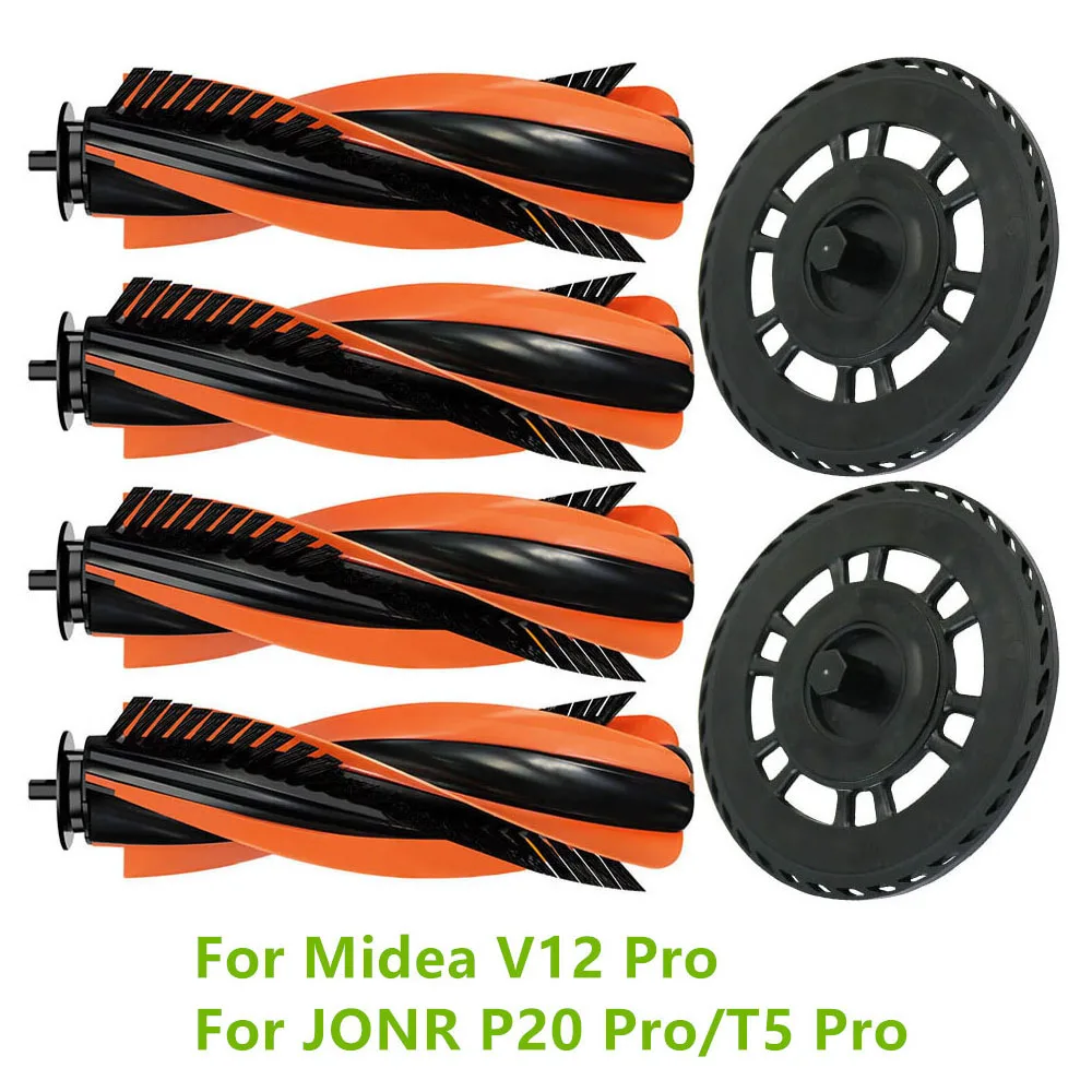 Für Midea V12 Pro Hauptbürste, Mopphalter, Mopptablett für JONR P20 Pro/T5 Pro Roboter-Staubsauger-Teile