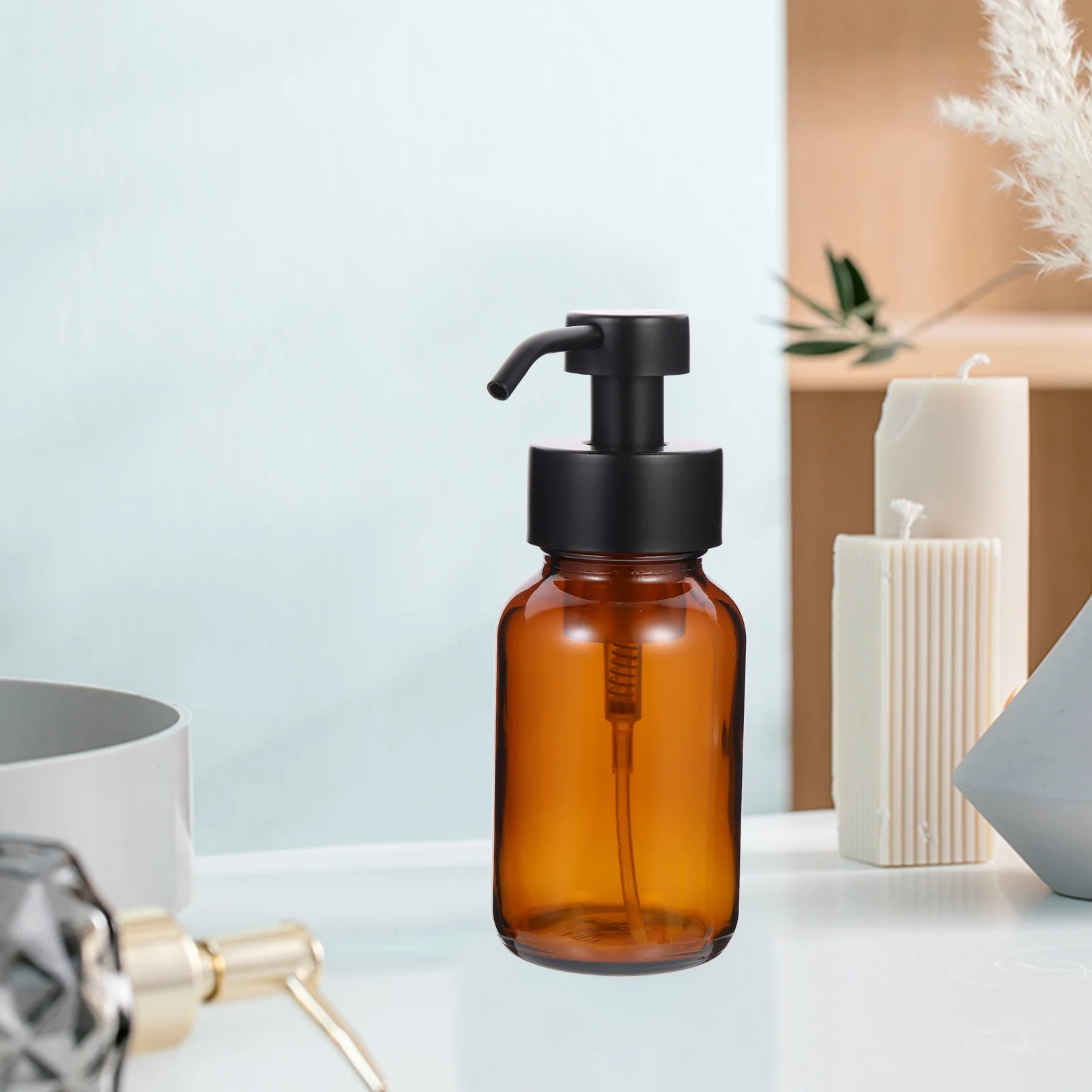 

Manual Sink Soap Dispenser Hand Press Liquid Pump Kitchen Bathroom Soap Bottle Lotion Bottle Shampoo Dispenser