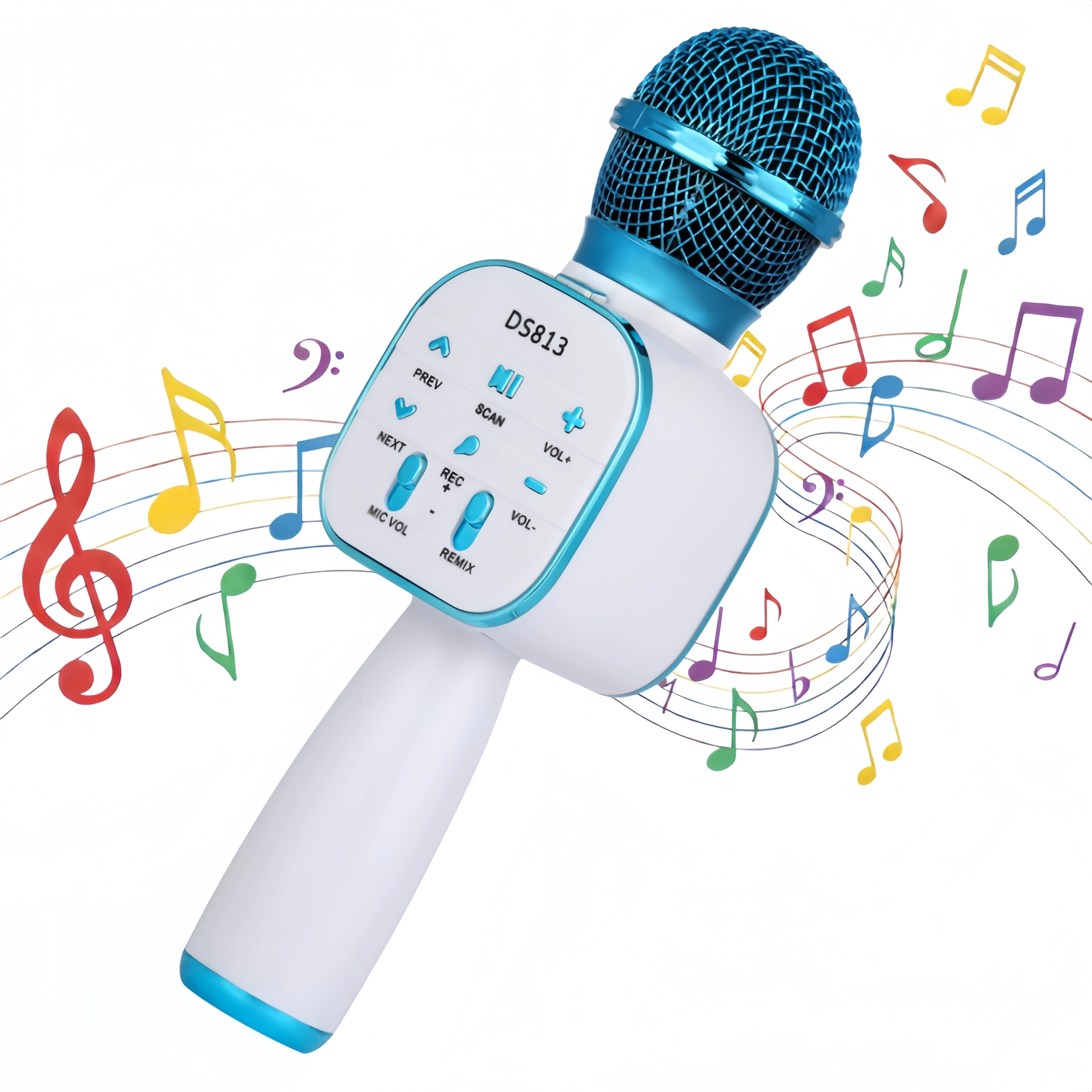 

Караоке-микрофон, игрушки для детей, беспроводной Bluetooth-микрофон с динамиком, портативная домашняя система игроков КТВ, вечеринка для мальчиков и девочек