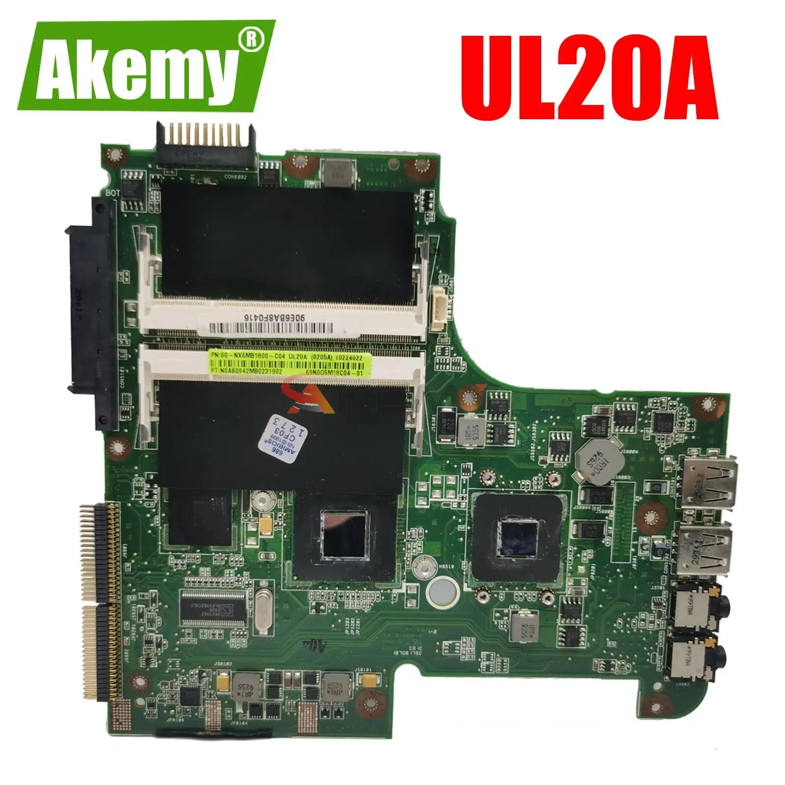 

Материнская плата для ноутбука UL20A Материнская плата ASUS UL20A _ MB REV 2,1, тест OK 100%