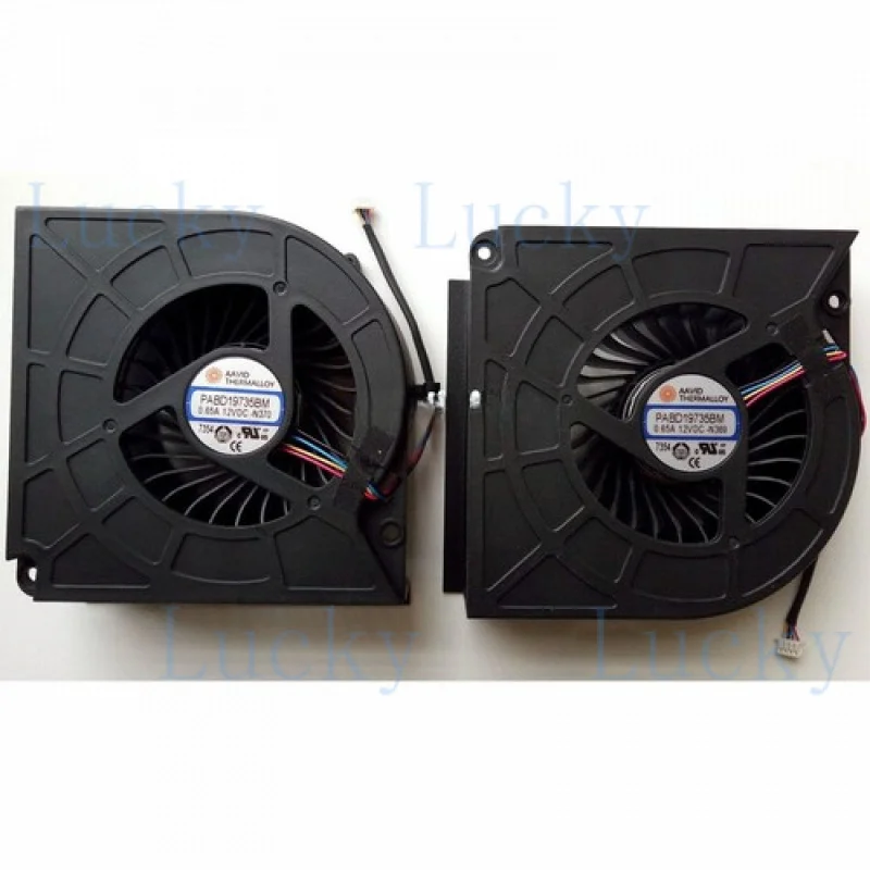 f   New CPU & GPU Cooling Fan For MSI MS-17A1 MS-17A2 GT73VR 6RE GT73VR 6RF GT75VR
