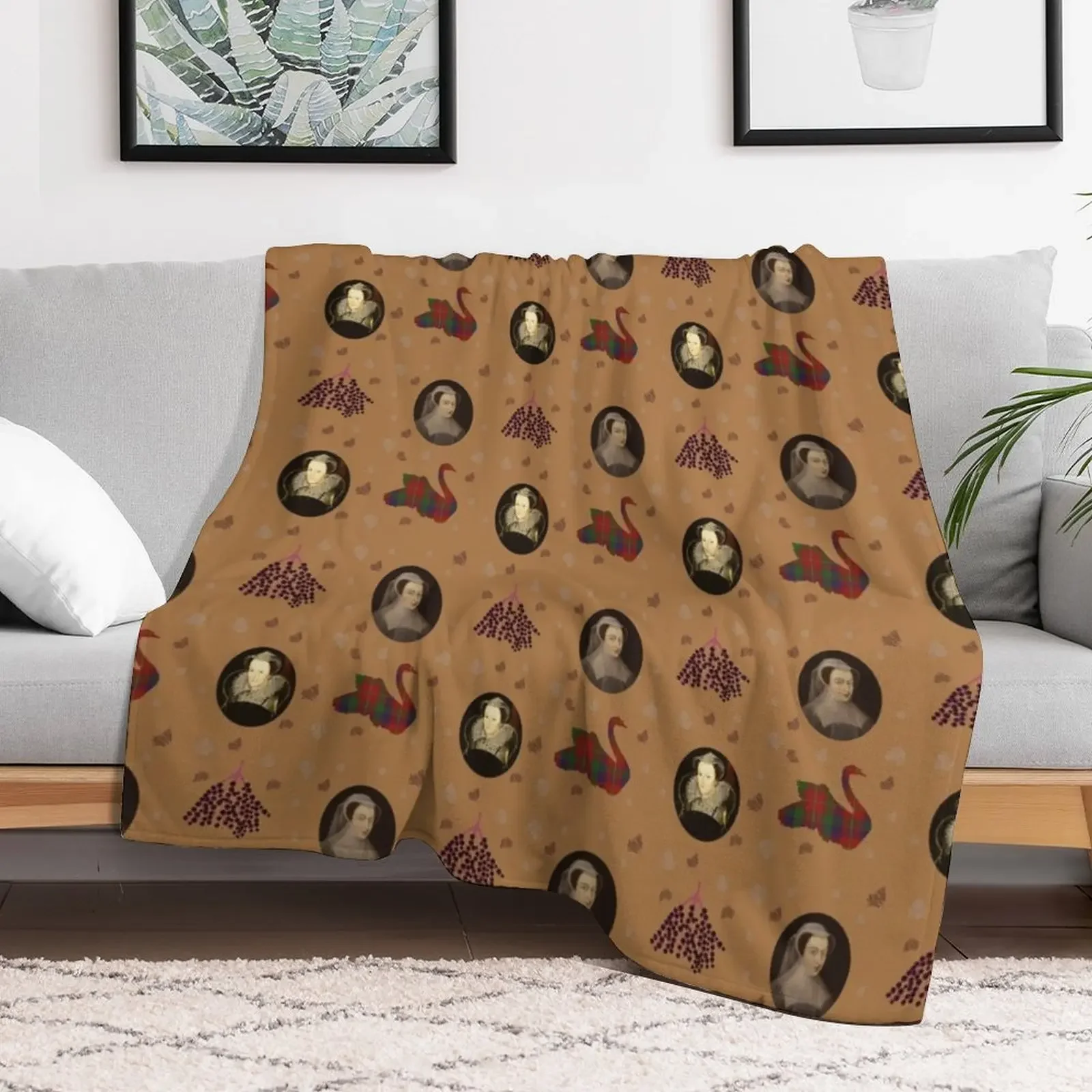 Mary Queen of Scots Throw Blanket Versatile Cozy Throw Blanket for All Occasions