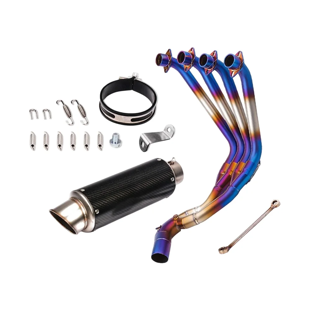 Exhaust Systems For Honda CBR650F CBR650 CB650R CB650F 2014-25 Exhaust Pipes Muffler Header Blue