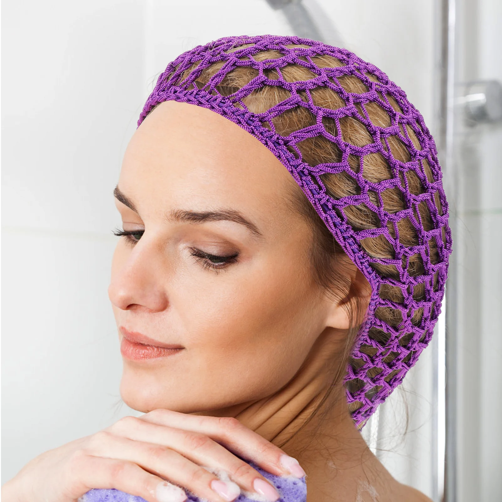 

2 Pcs Mesh Hair Caps for Sleeping Net Hat Aldult Wrap Accessories Care Miss