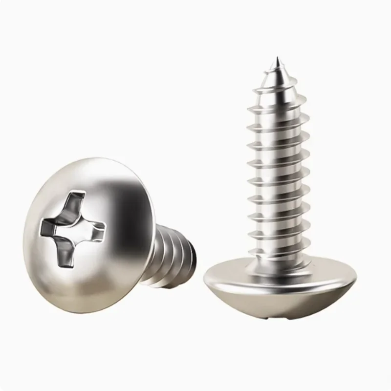 ZONSANTA M1.7 M2 M2.2 M2.6 M3 M3.5 M4 M5 M6 M8 Small 304 Stainless Steel Cross Phillips Pan Round Head Self Tapping Screw