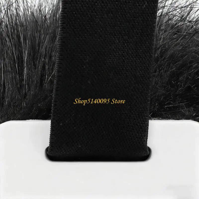 DXAE Plüsch-Kaninchenschwanz-Kostümzubehör, verstellbar für Kinder, Rollenspiele, weich, bequem, einfach zu tragen,