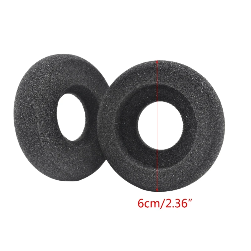 1 Pair Sponge Foam Ear Pads Cushions for Sennheiser SC60 USB ML Headphone Earpads Cover Headset Foam Ear Cushions Replacement