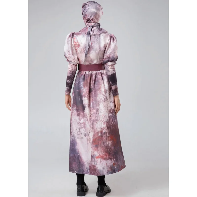 Zombie Daylight Cosplay Dawn of the Dead Costume Butcher Puff Dress Ghost Mask Halloween Cosplay Zombie Fantasia Clothing