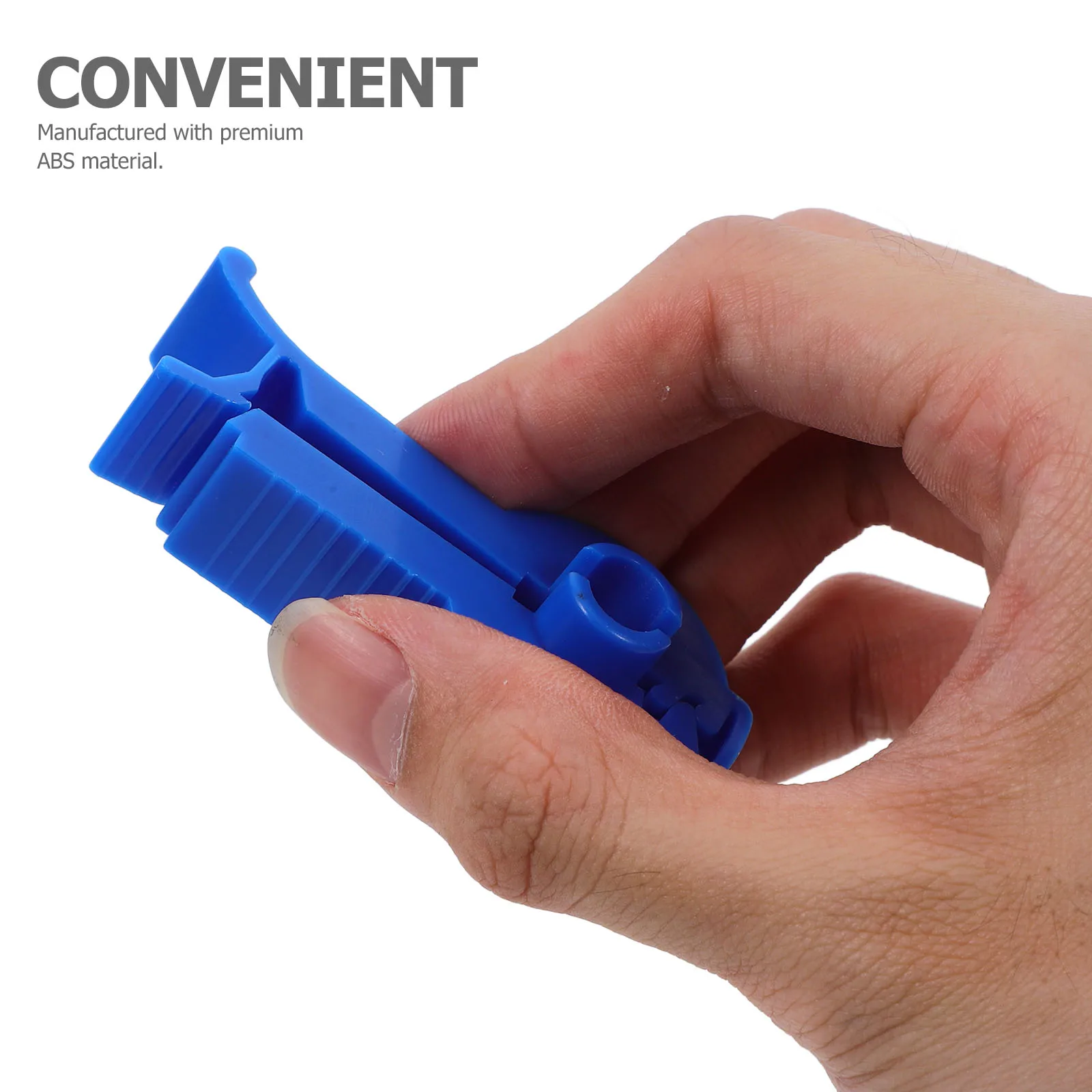 6Pcs Peritoneal Pipeline Clips Strong Grip Non-Leak Design for Peritoneal Dialysis Tubing Portable Lightweight Medical Supply