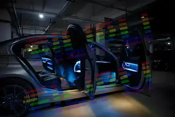 64s RGB LED pásek pro BMW F30/F20/F21/F40/F36/F10/F18/F11/E36 Ddecor lamp Symphony Car Ambient Decoration Lighting 10 nejlepší prodej Osvětlení interiéru BMW F40 - №10