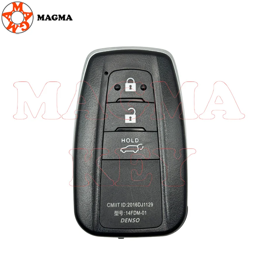 MAGMA لتويوتا كورولا كروس بريوس كامري C-HR RAV4 لاند كروزر برادو الذكية عن بعد مفتاح السيارة قذيفة غطاء 8990H-12010 #5