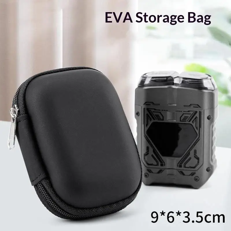 EVA Electric Razor Protective Case Durable EVA Material Shockproof Waterproof Hard Shell Portable Pouch for Travel Home Storage