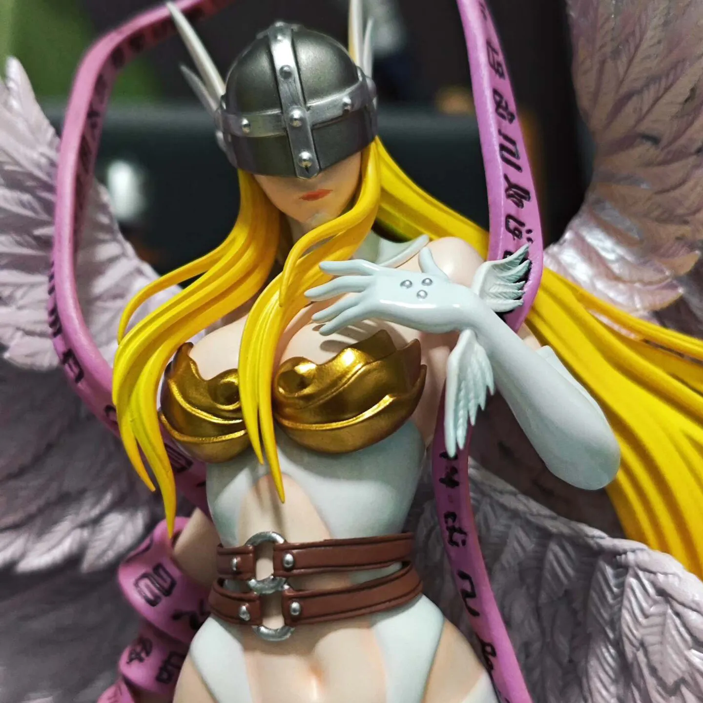 25cm Anime Digimon Adventure Figure Angewomon Figures Action Figurine Doll Desk Decoration Statue Collection Model Toy Gifts view 2