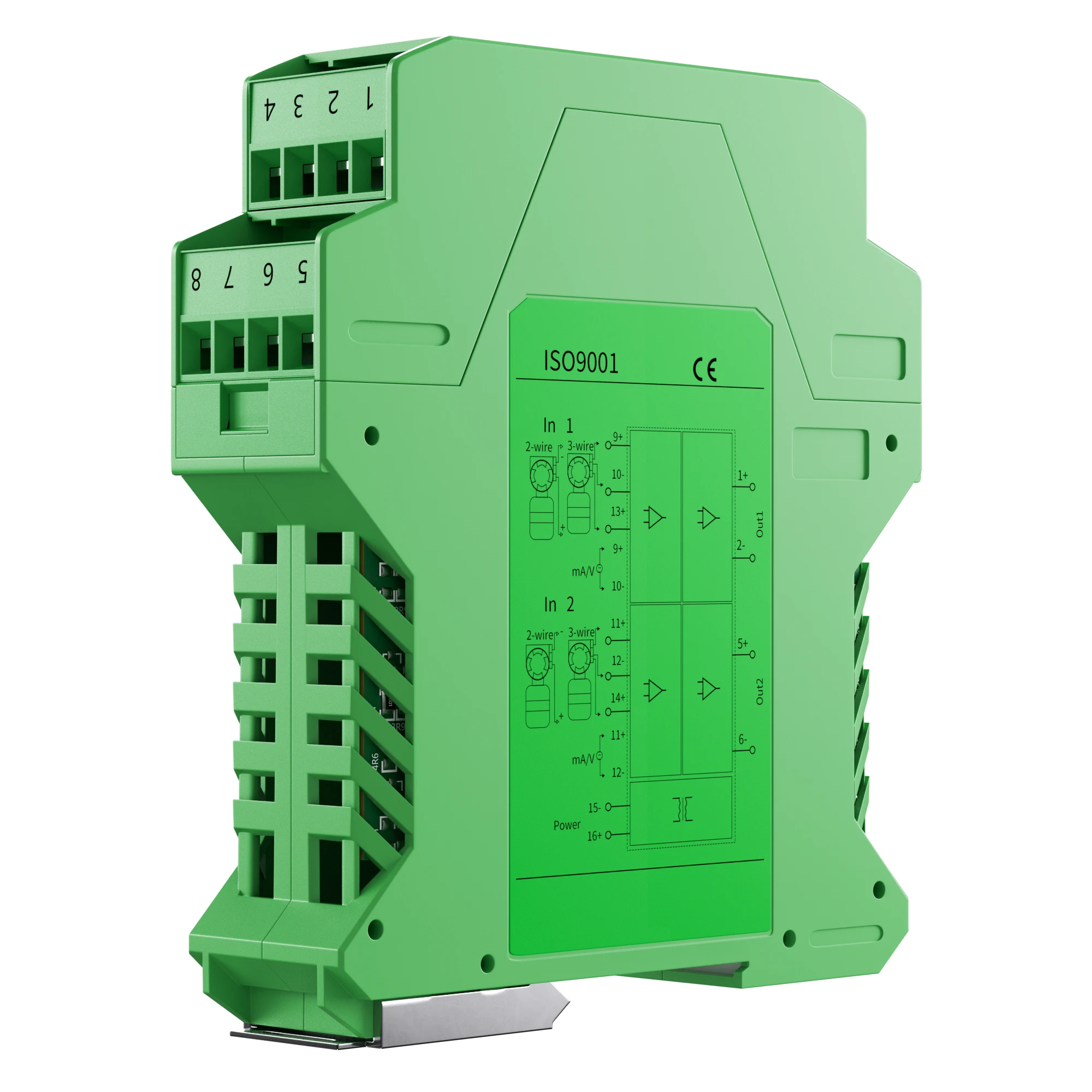 4-20mA to 0-10V Signal Isolator 1 In 1 Out 1 In 2 Out 1 In 3 Out 1 In 4 Out Analog Signal Isolator 0-10V 0-5V Signal Transmitter