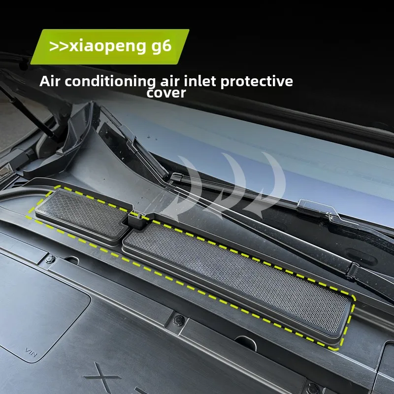 Car Water Guide Tank Protective Cover Head Air Conditioner Intake Trend Filter Element Insect-proof Mesh for Xiaopeng Xpeng G6