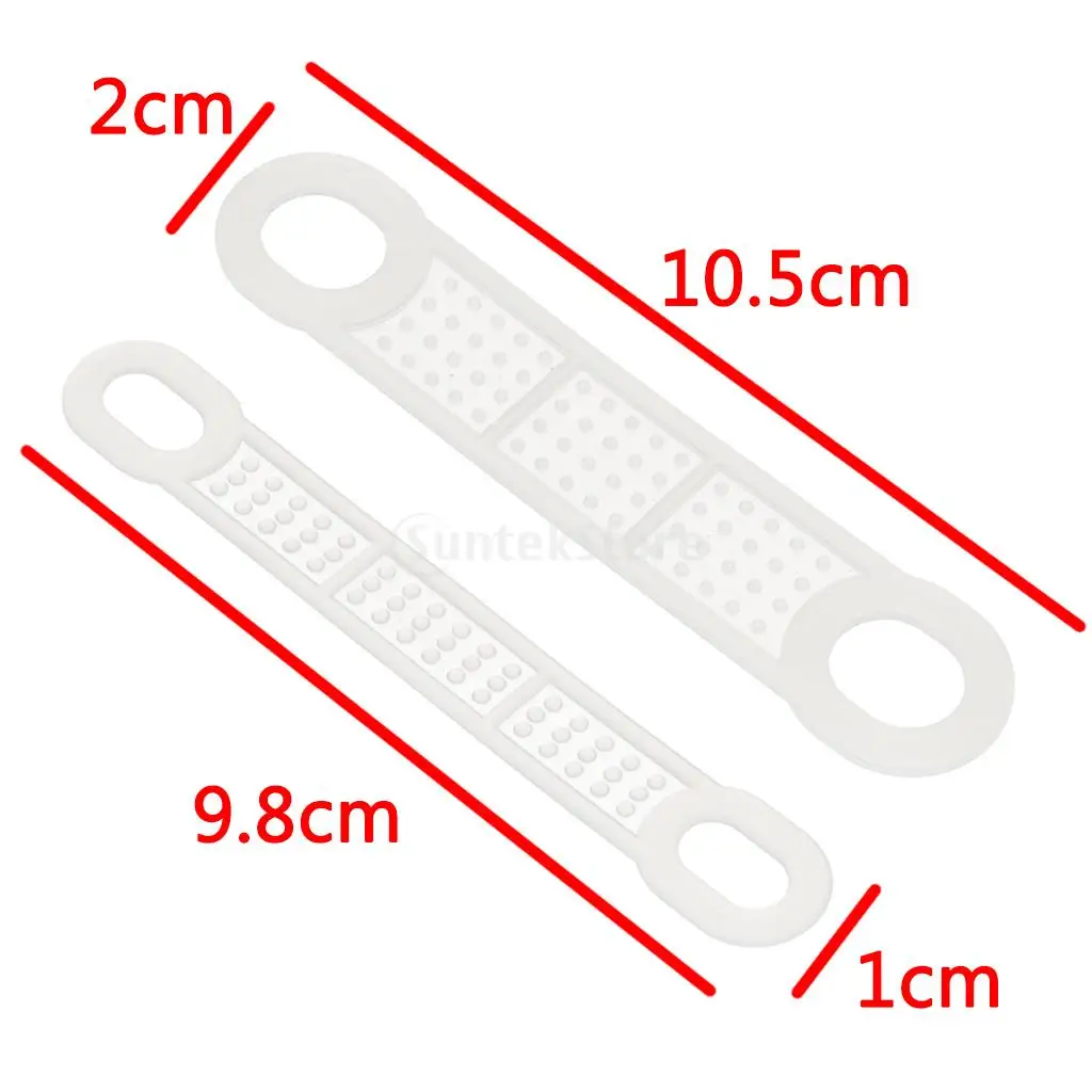 20 pacote anti deslizamento de borracha clara cabide apertos roupas cabide tiras