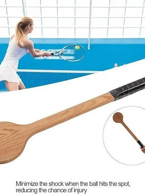 プロの女性用テニスラケット、屋外スポーツ玩具、本物の木製滑り止めハンドル、中国製、あらゆる年齢層向けトレーニング機器