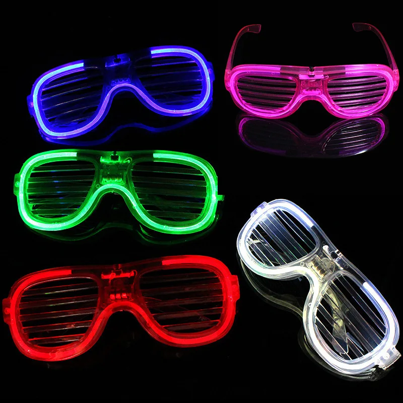 15/30Pcs Glow Sticks Foam LED Stick Palm Bulk Glowing Glasses Luminous Headdress Glowing Rings for Wedding Party Supplies