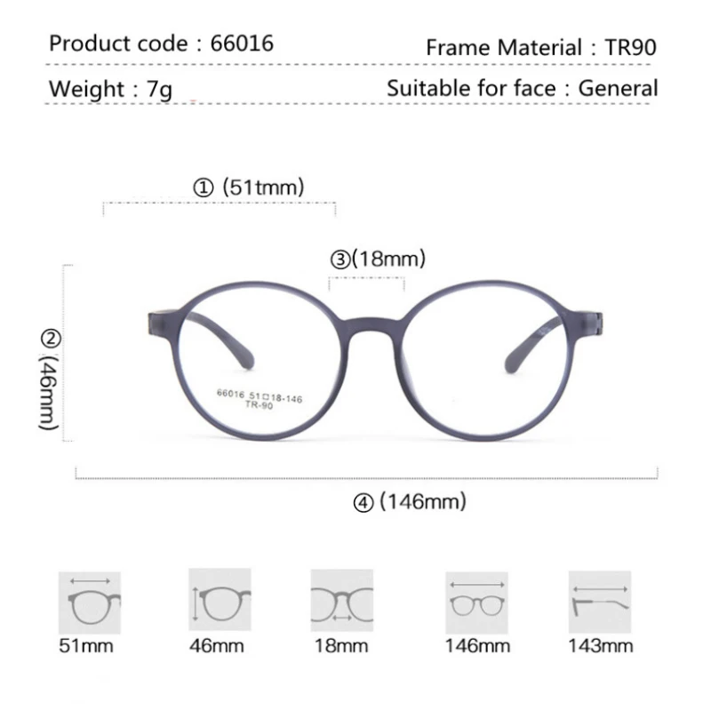 Handoer TR90 Reading Glasses Women Men Eye Glasses Frames Hyperopia Presbyopia Eyewear +1+1.5+2+2.5+3.0 +6.0