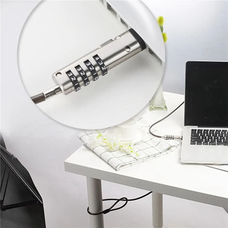 

4X Security USB Password Anti-Theft Lock, Used For Anti Theft Function On Laptop, Tablet, Projector, TV