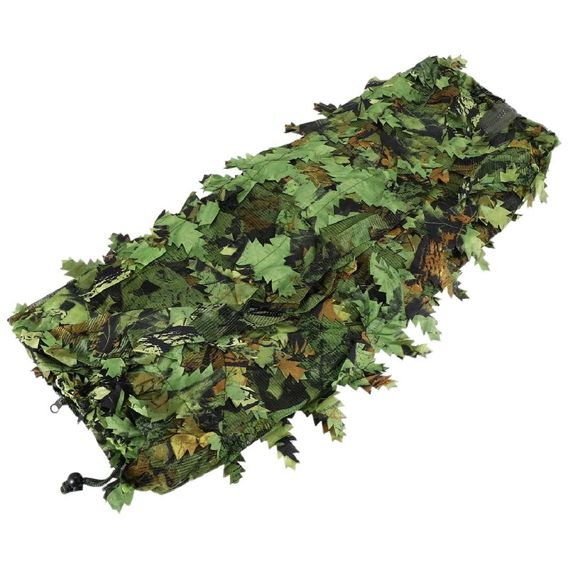 

Hot Sticky Flower Bionic Leaves Camouflage Suit Hunting Ghillie Suit Woodland Camouflage Universal Camo Set