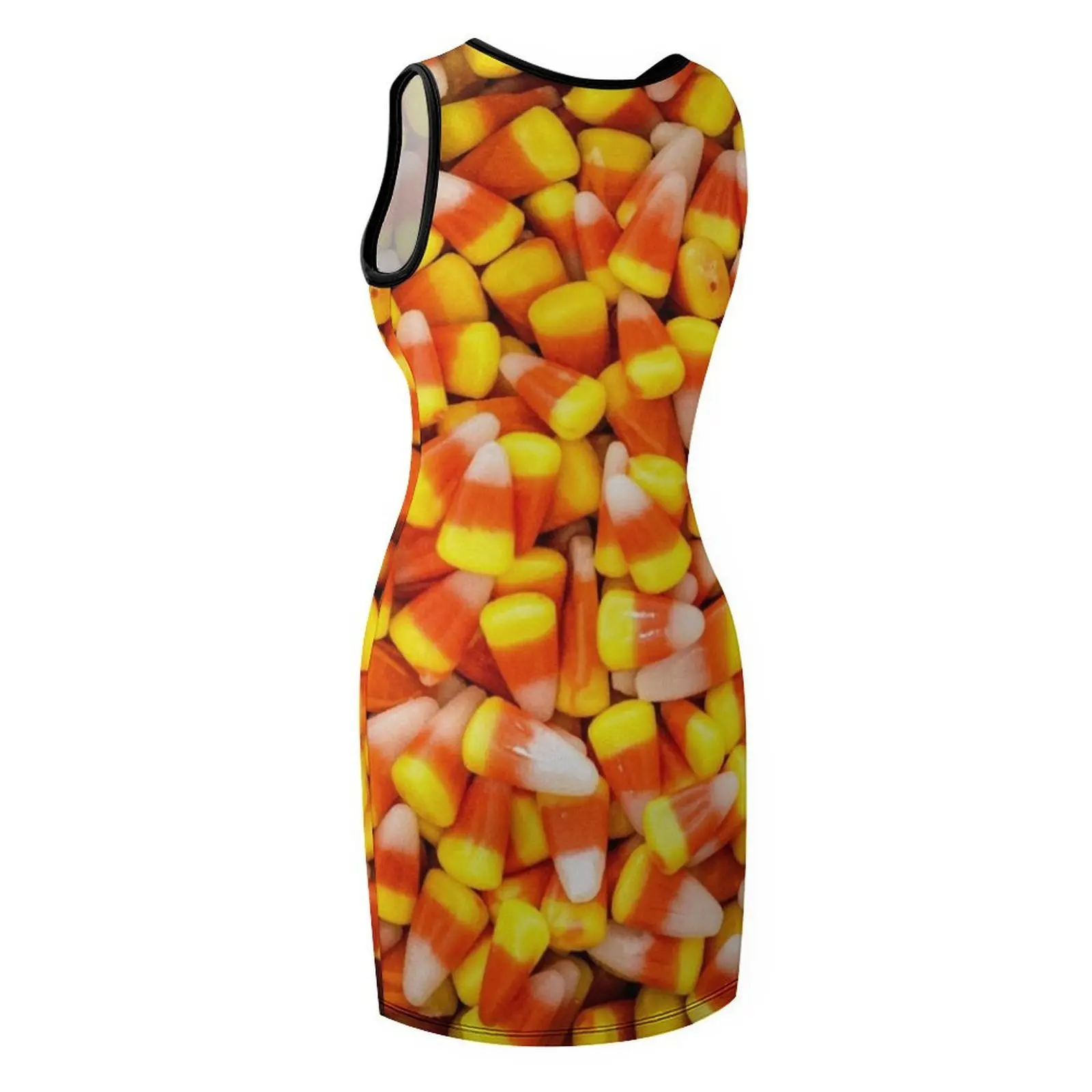 Vestido veraniego sin mangas con diseño de maíz caramelo, vestido de fiesta de lujo para mujer, vestido de fiesta de noche, moda de verano para mujer