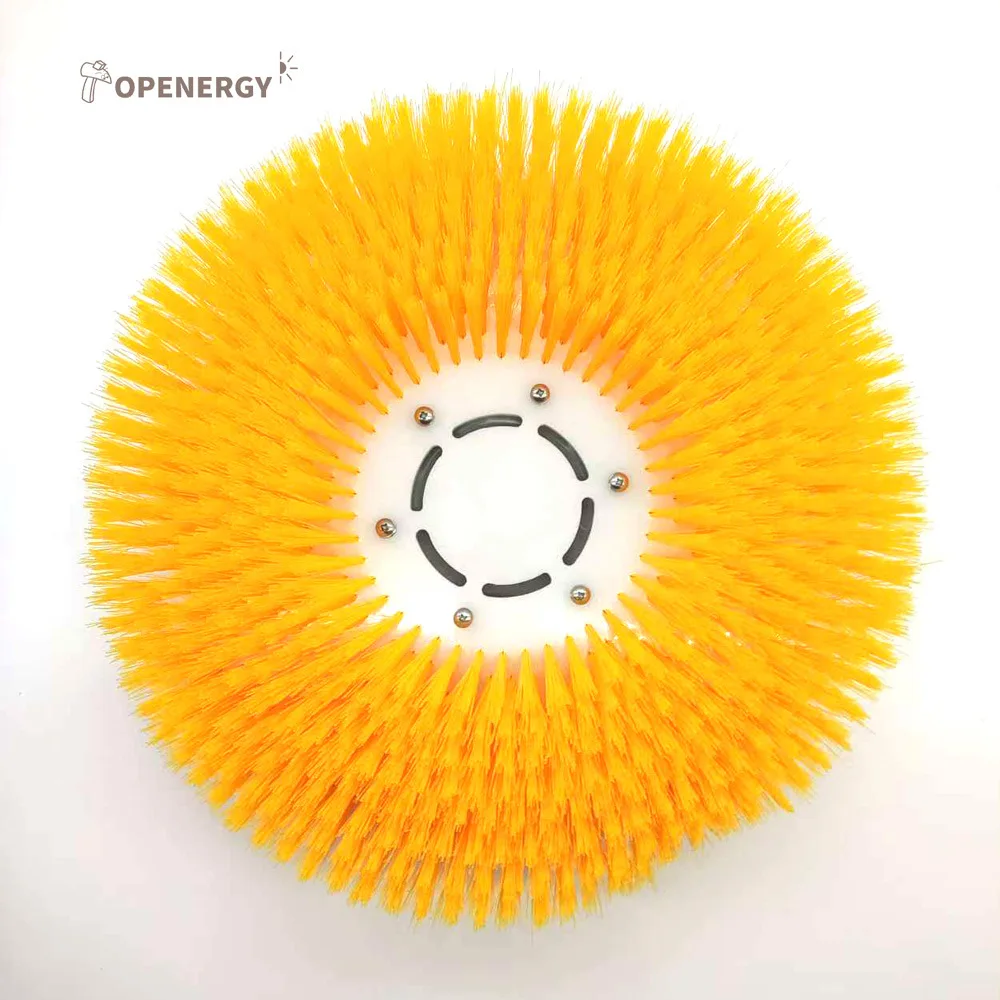 لوحة التلاعب الضوئية للتنظيف، ملحقات معدات الألواح الشمسية، لوحة فرشاة يسار يمين، مفردة، رأس مزدوج