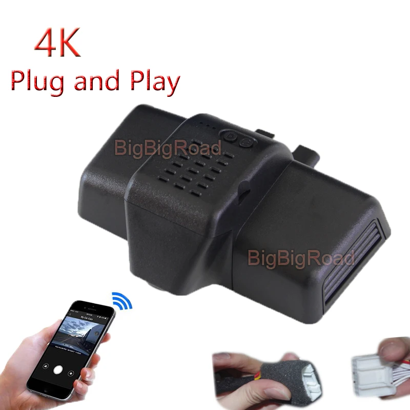 4K Plug And Play For Mercedes Benz G Class G500 G550 G350 G35d 2014 2015 2016 2017 2018 Car Wifi DVR Video Recorder Dash Camera