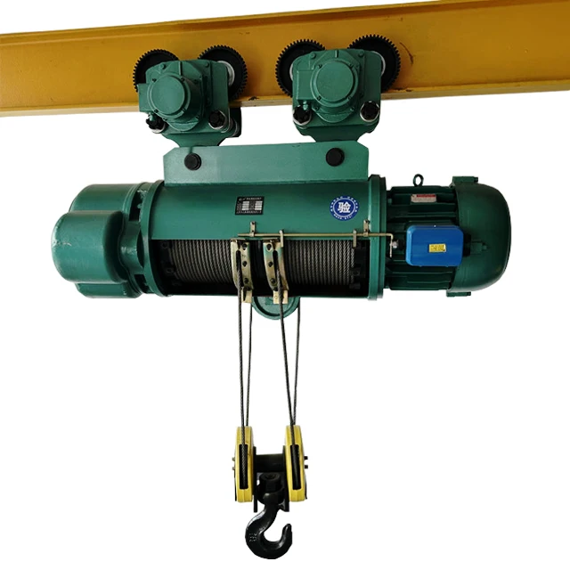 Hot Sale 220v Electric Engine 5 Ton Lifting Steel Wire Rope Pulling Hoist