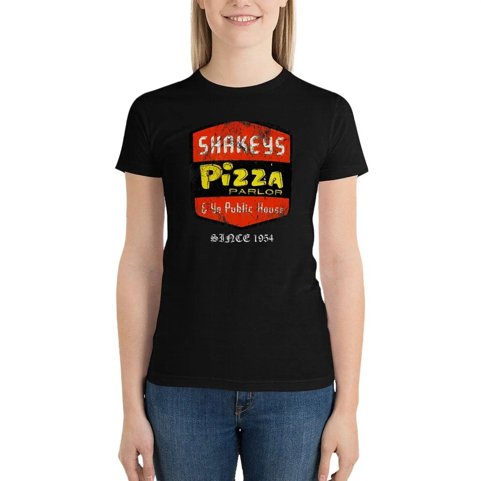 

Shakey's For Men And Women T-Shirt Blouse kawaii clothes workout t shirts for Women