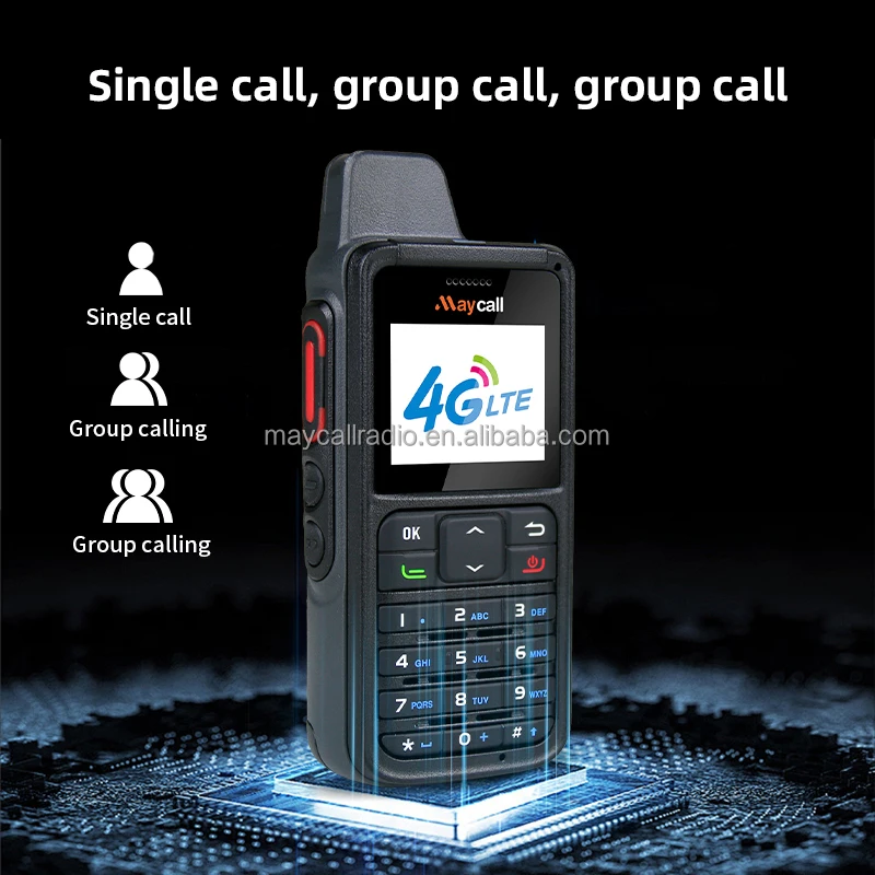 MC-89 4G Loud Horn Handheld Two-Way Walkie Talkie Supports Single Call Wireless Intercom 5000km Range South American