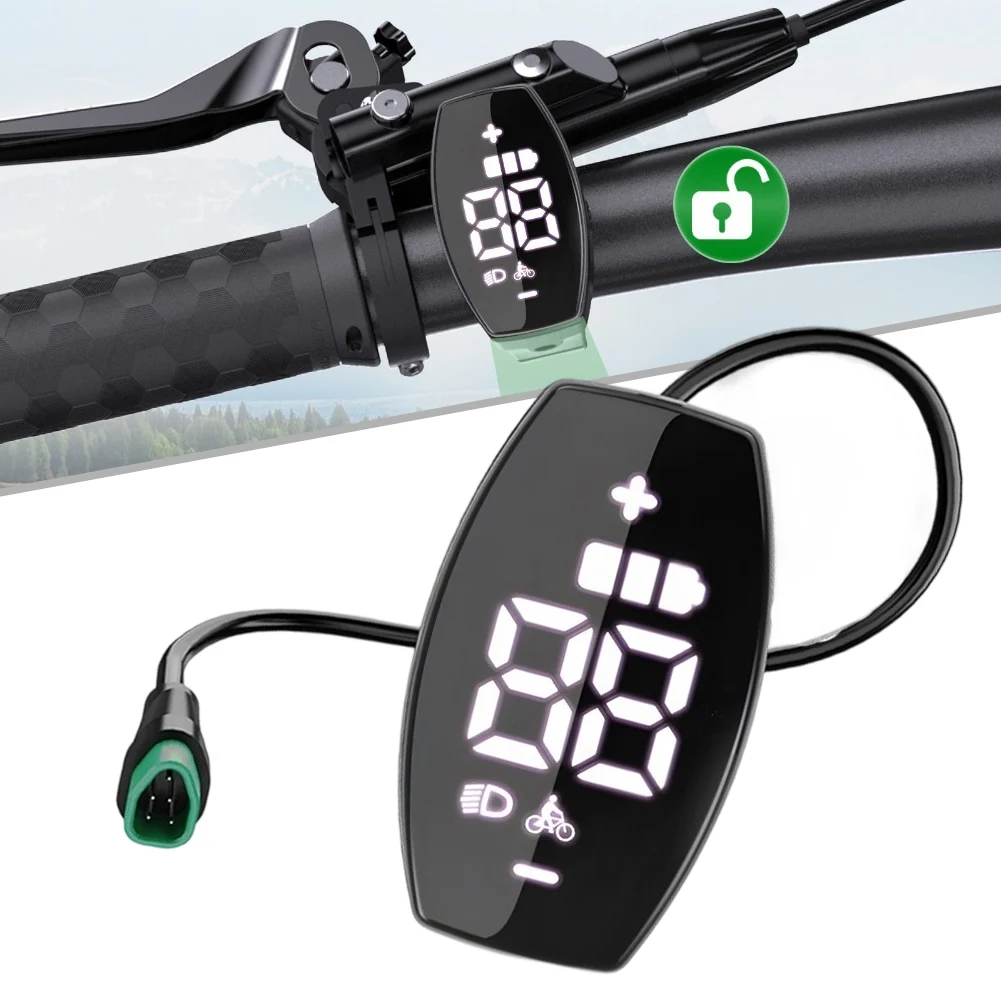 

Plastic HD LED Screen Motor Instrument CAN Protocol E-bike VD03 Display For BAFANG For M620 510 620 560 Mid-mounted Motor Parts