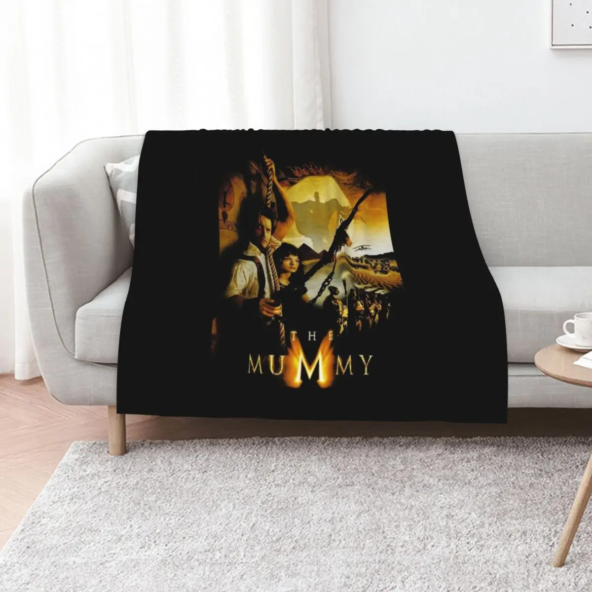 Vintage The Mummy More Like the Daddy Throw Blanket Flannel Fleece Soft Warm Throw Blanket