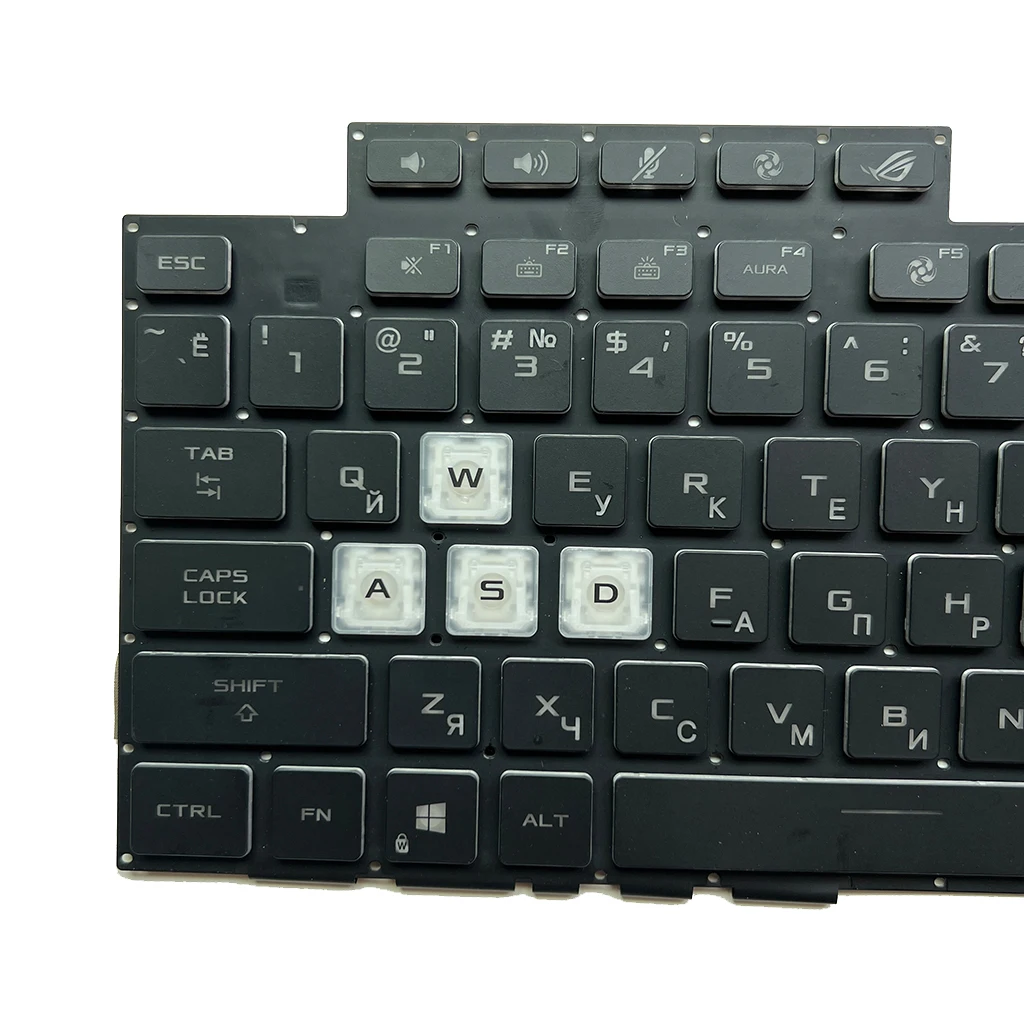 Imagem -04 - Teclado Russo Americano para Asus Rog Strix G513 G15 G513q G513qm G513qy G513rc G513rm G513rw G513qr G513qe G513im G513ie G513ic Rgb