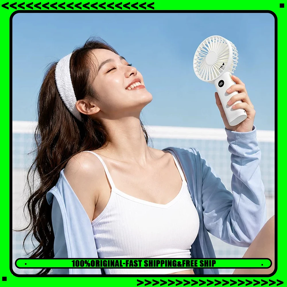 TEPSHINE L100 Bass Style Handheld Fan 100 Th Gear Frequency Conversion Natural Wind Handheld Small Fan 3600mAh Long Battery Life