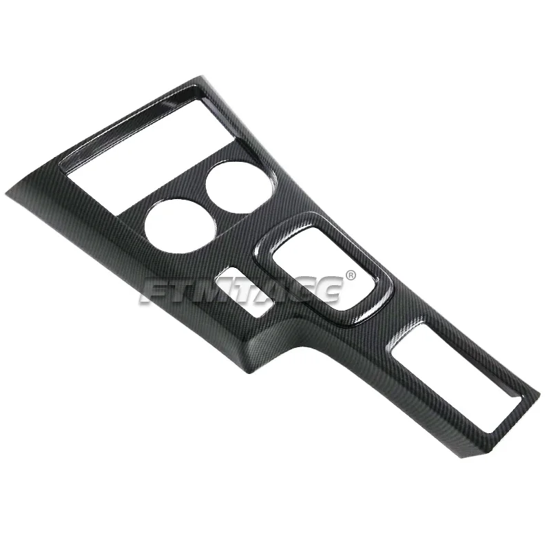 

For Toyota Hilux Hilux REVO 2024 2025 ABS carbon fiber center Gear Shift Panel water cup holder Cover sticker Inner accessories