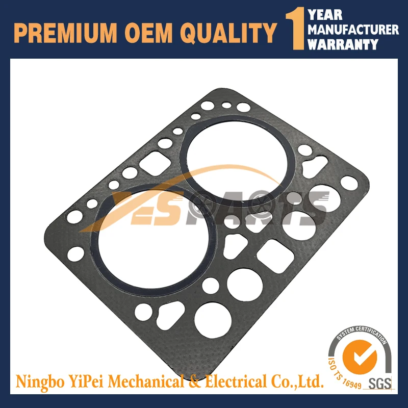 1 pcs Head Gasket Fit For KUBOTA B6000 ZL600