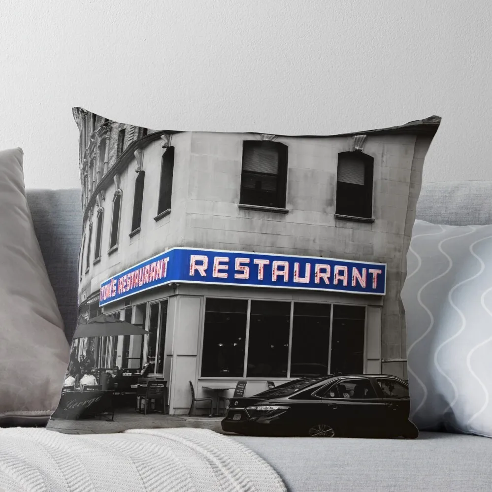 

Tom's Restaurant Throw Pillow Sofas Covers Pillowcase New year