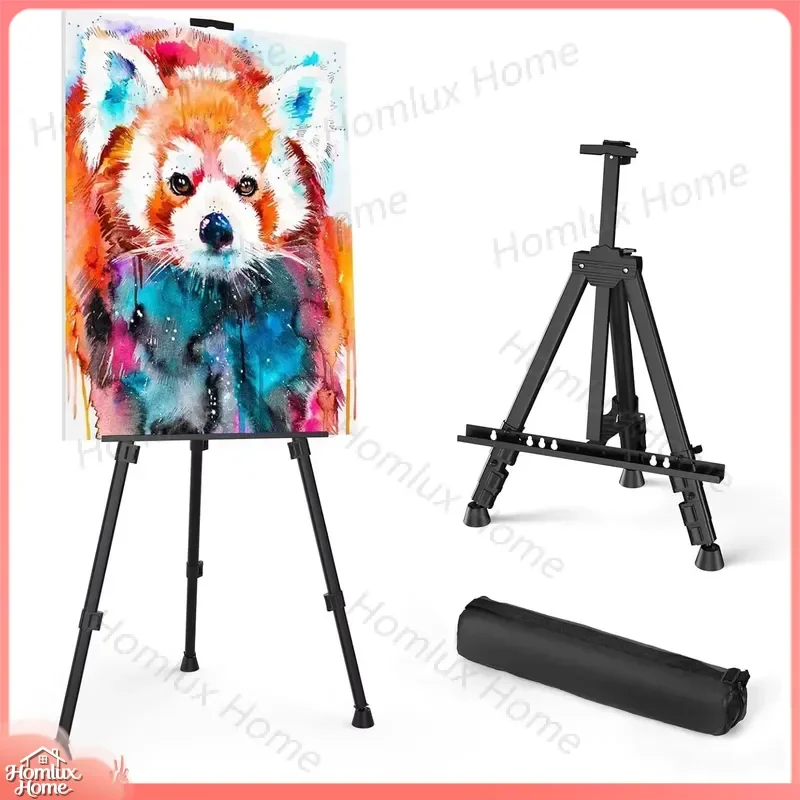 Portable Adjustable Height Artist Easel for Painting Drawing Sketching Poster Display Stand Art Supplies for Beginners