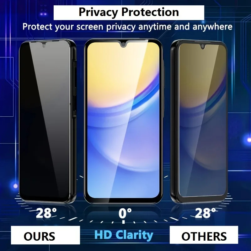 1Pcs Privacy Tempered Glass for Honor Magic 7 Pro 6 Pro 5 Pro Magic 7 Magic 6 Lite 5 Lite 7 Lite Anti-Spy Screen Protector Film