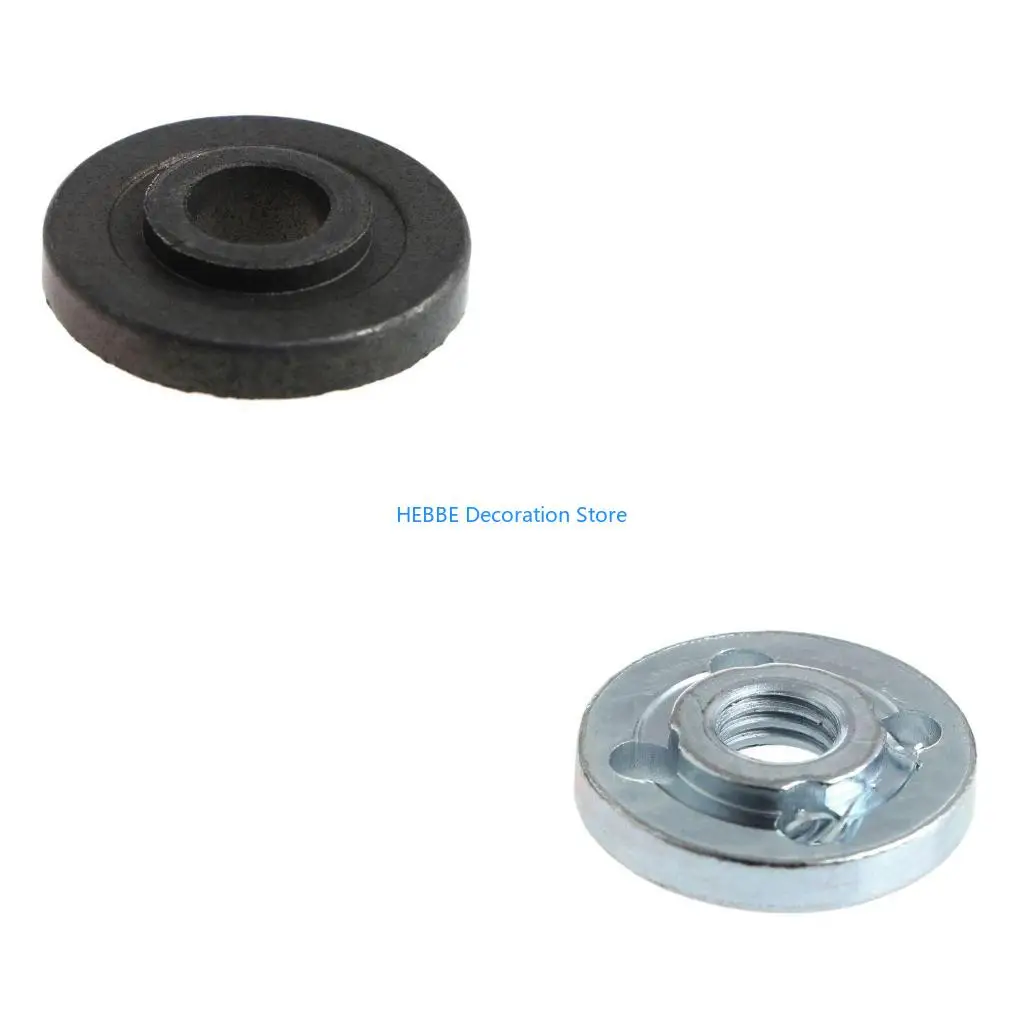 B0KC 2Pcs Grinder Replacement Part Inner Outer Flange Set Fits for 9523