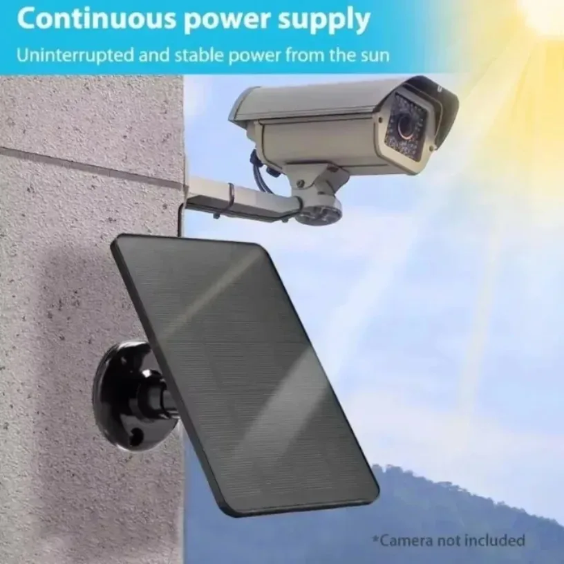 Solar Panel System Waterproof 360° Adjustable Bracket For Outdoor Security Camera Light All Weather Durable image 5