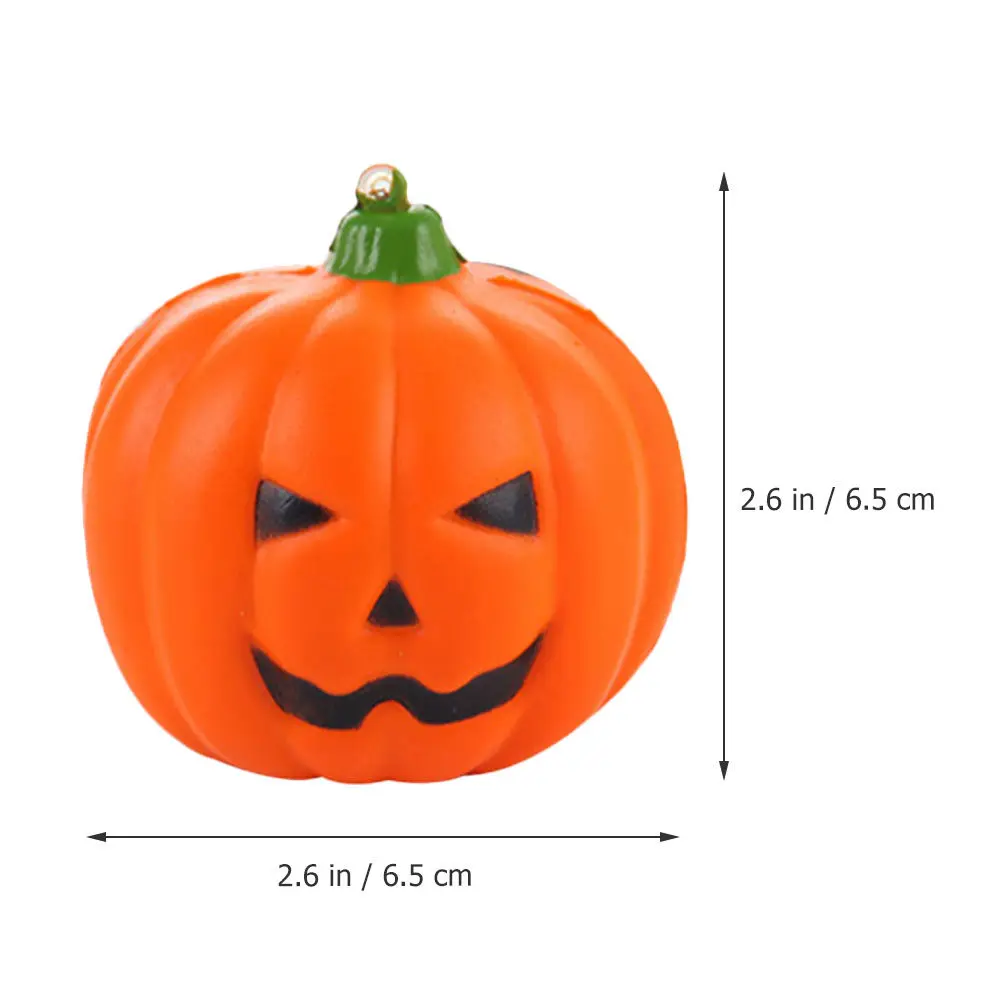 8Pcs Halloween Pumpkin Squeeze Decompression Slow Rising Stress Relief Kids Party Sensory Vent Fun Plaything Kawaii Squeeze Toy