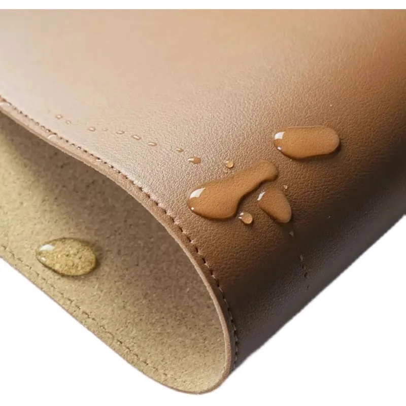 MIIIW Oversized Leather Cork Mouse Pad Double-sided Waterproof Soft Durable 900*400mm Comfortable Touch Desk Mat Large Mousepad