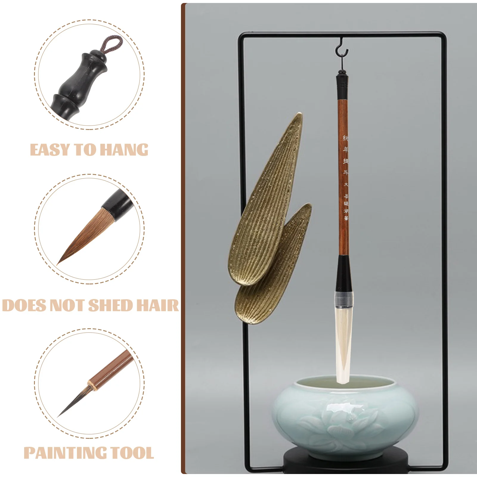 High Quality 10Pcs Chinese Calligraphy Brush Set Perfect For Beginners And Professionals In Watercolor Painting