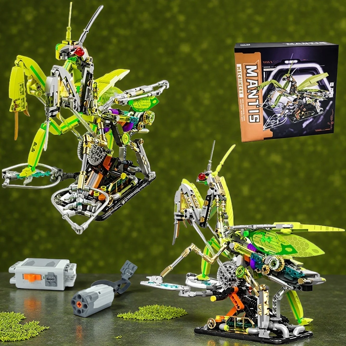 

Механическая модель богомола, комплект строительных блоков, креативные MOC сборочные кирпичи, креативные обучающие игрушки, подарок на день рождения ​